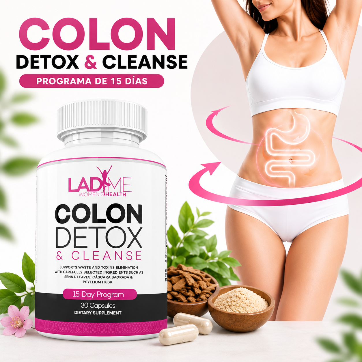 DESINTOXICACION DEL COLON CON NATURAL PARA ESTREÑIMIENTO Y HINCHAZON